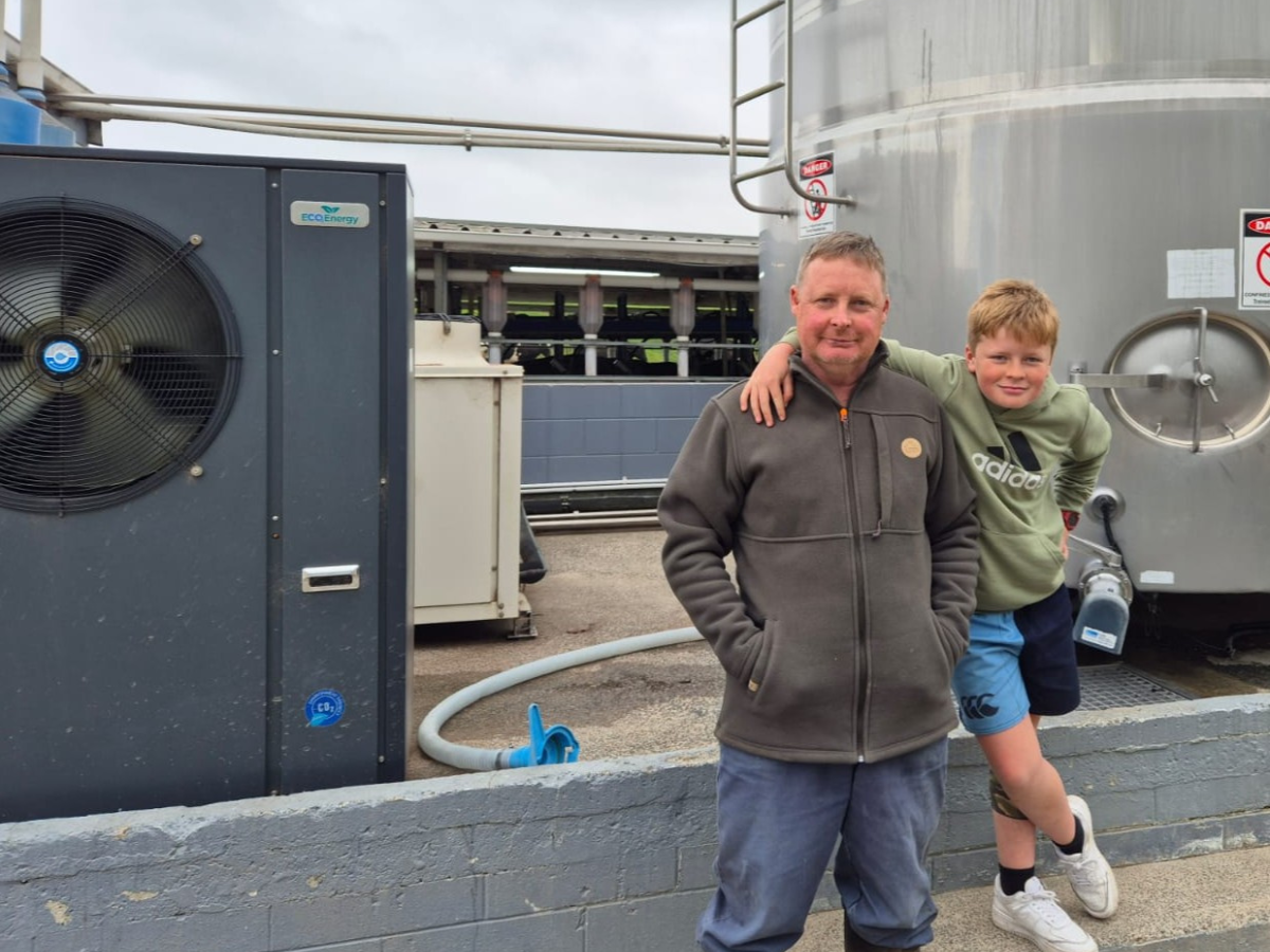 Taupo Farmer Nick Pepper and Eddie